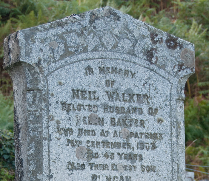 Kilmory grave